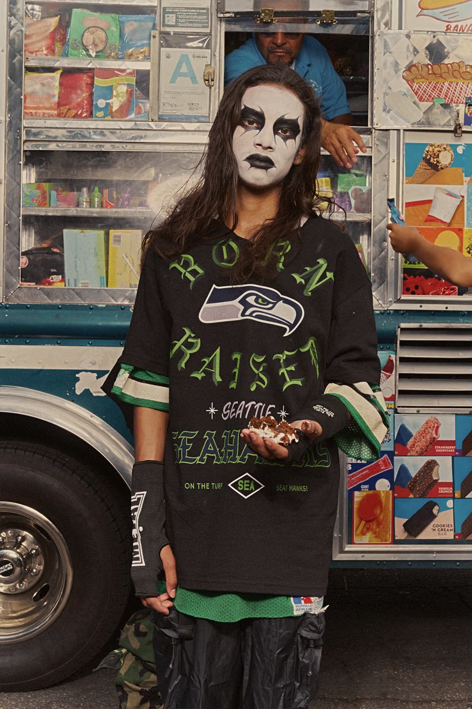 Born x Raised × NFL — campaign photograph