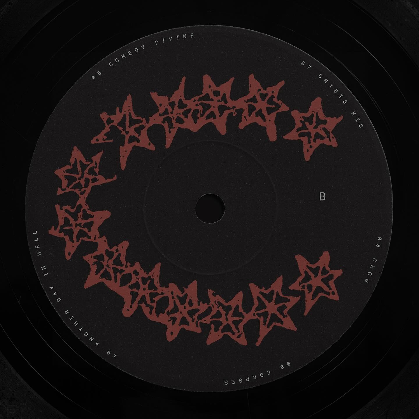 Corbin — Crisis Kid, vinyl label, side B