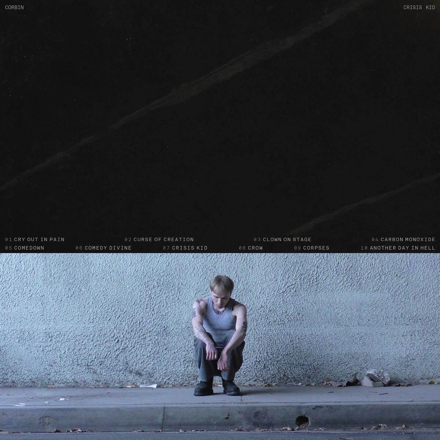 Corbin — Crisis Kid packaging and photography