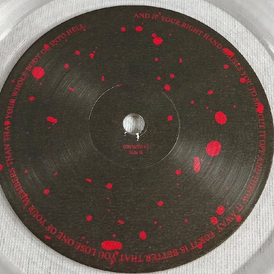 Demi Lovato — Holy Fvck vinyl label