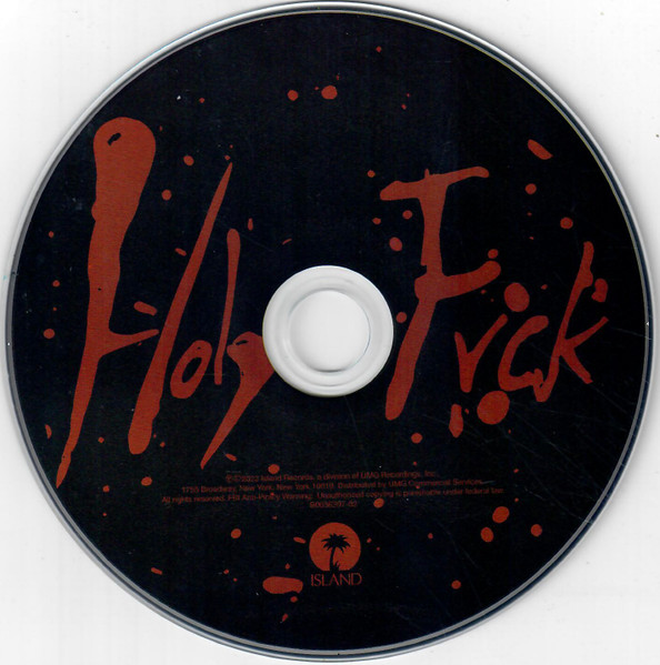 Demi Lovato — Holy Fvck CD packaging: CD face
