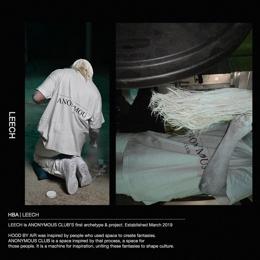 Hood By Air — Leech, editorial layout