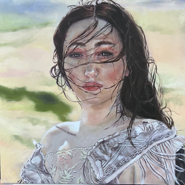 Noah Cyrus — The Hardest Part vinyl packaging: US painted portrait