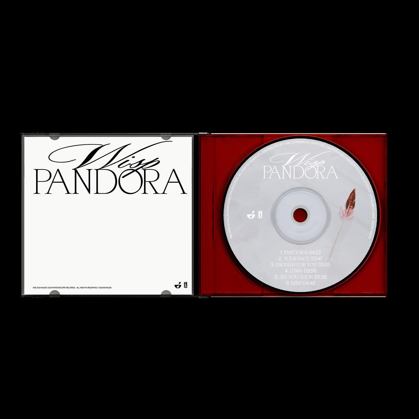 Wisp — Pandora CD packaging