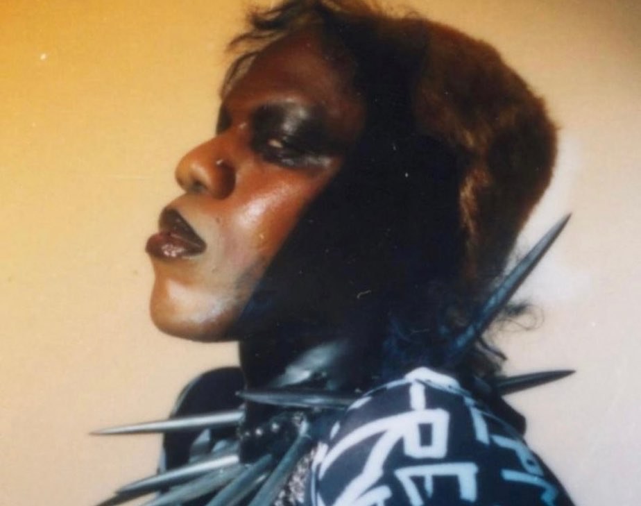 Yves Tumor — portrait with the spiked collar